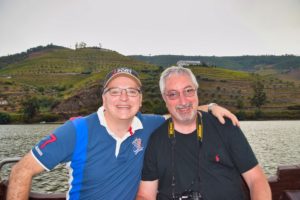 Stewart Todd and Roy Hersh Cruising the Douro River on a Barcos Rabelo