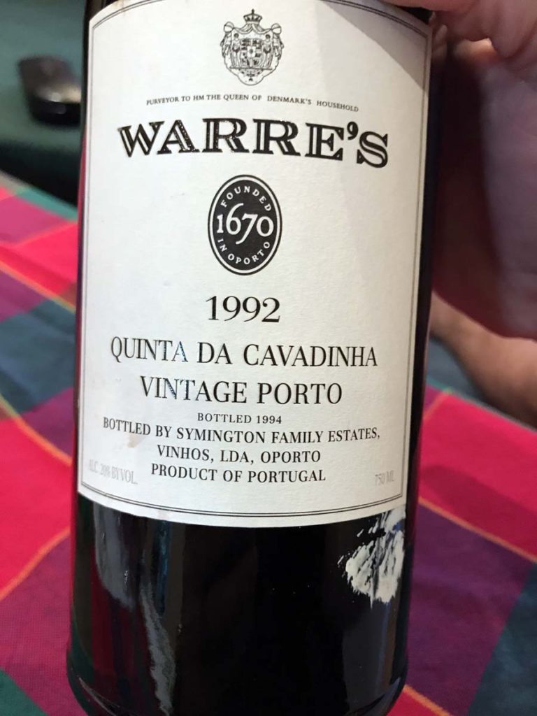 1992 Warre Quinta da Cavadinha Vintage Port