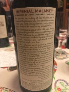 Rare Wine Company Imperial Malmsey Old Reserve Madeira