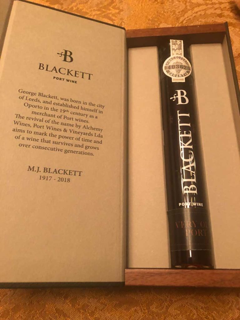 Blackett Very Old Port Sample