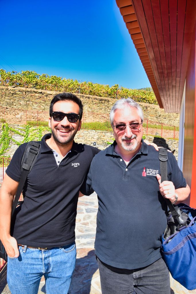 Gustavo Devesas and Roy Hersh at Quinta do Bomfim