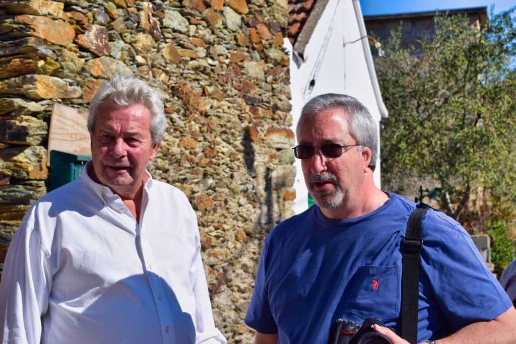 José Maria Calem and Roy Hersh at Quinta do Sagrado