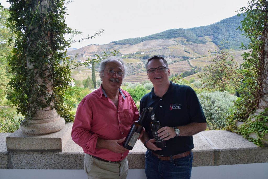 João Nicolau de Almeida and Stewart Todd at Quinta do Bom Retiro