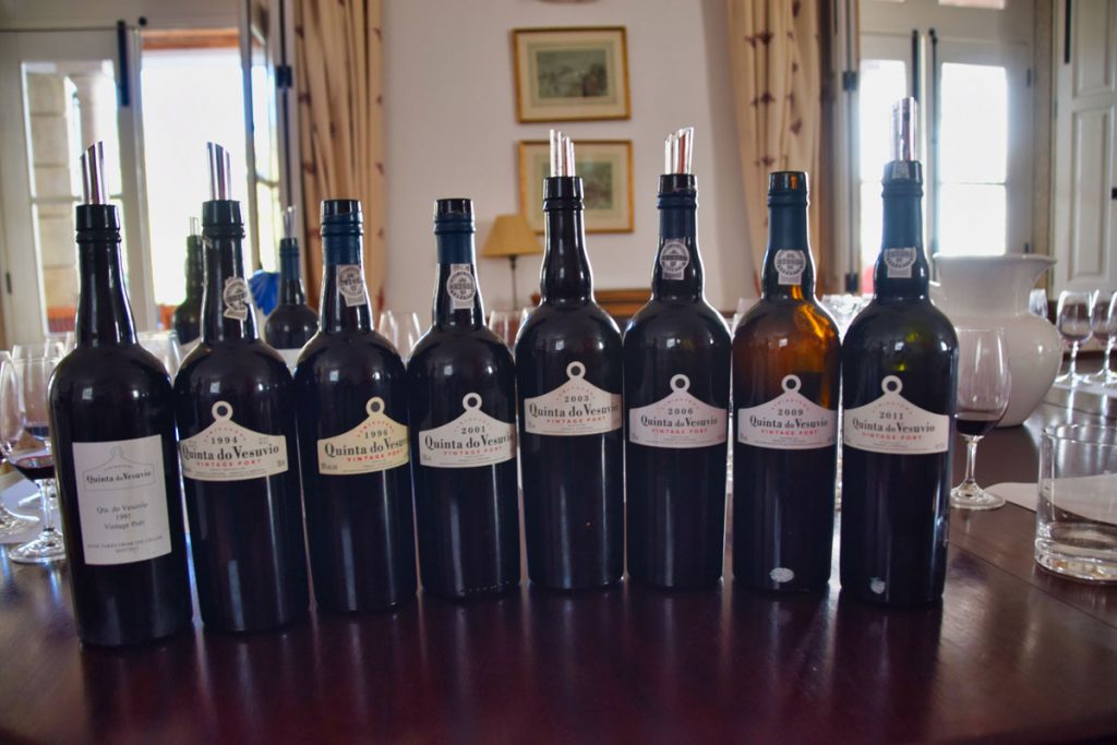 The Port Line Up at Quinta do Vesuvio