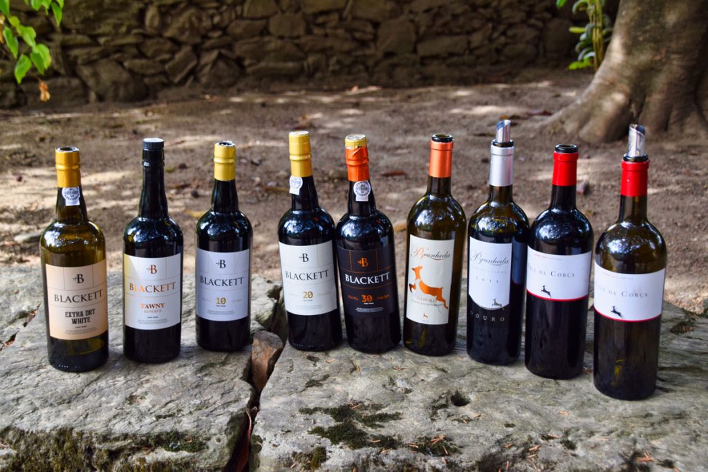 The Blackett Port and Table Wine Lineup at Quinta da Brunheda