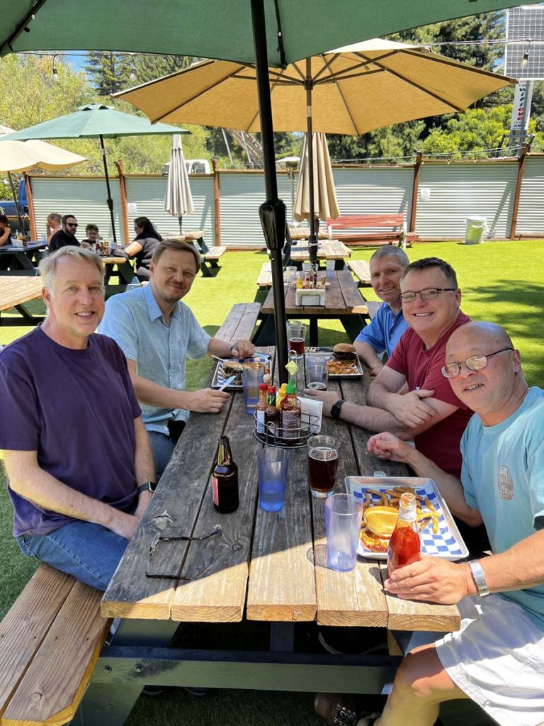 Lunch in Boulder Creek, CA