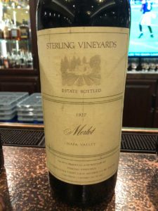 1977 Serling Vineyards Napa Valley Merlot