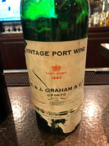 1963 Graham’s Vintage Port