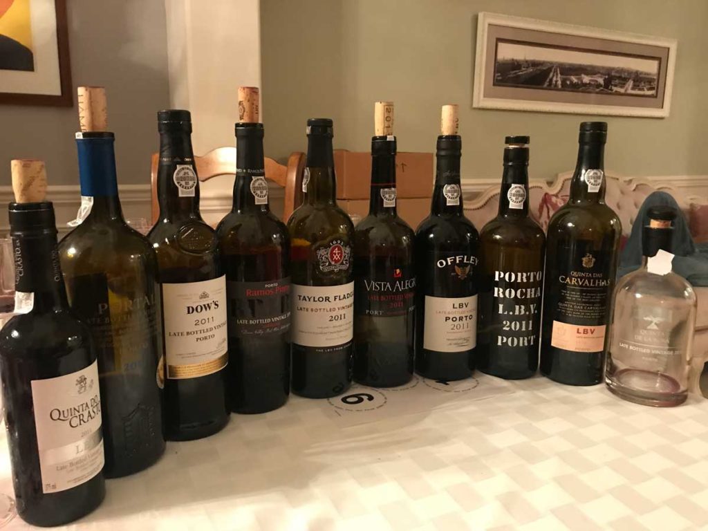 2011 Late Bottled Vintage Ports Lineup